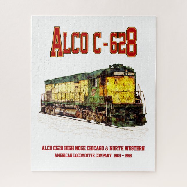 Puzzle Alco C-628 alias Alco Century 628 Locomotora Diese (Vertical)