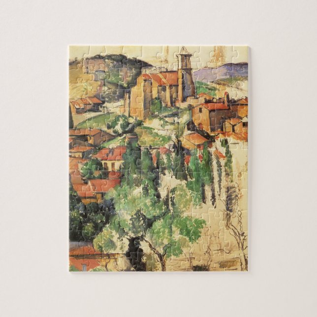 Puzzle Aldea de Gardanne por Paul Cezanne, Arte de época (Vertical)