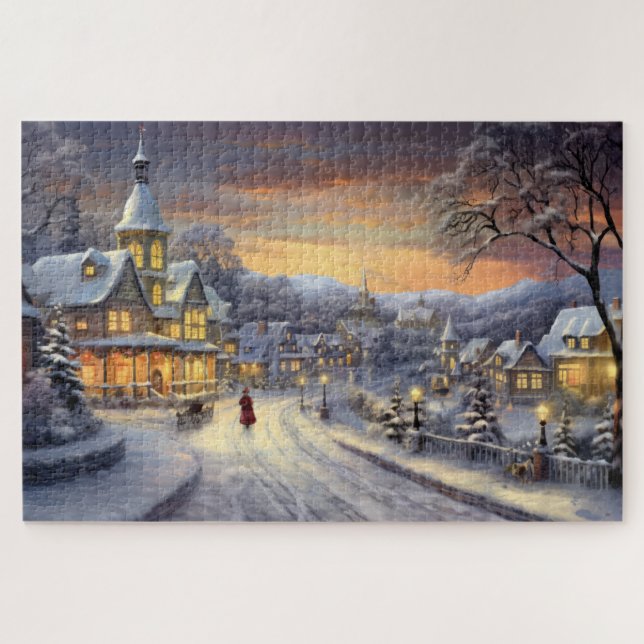 Puzzle Aldea de los navidades (Horizontal)