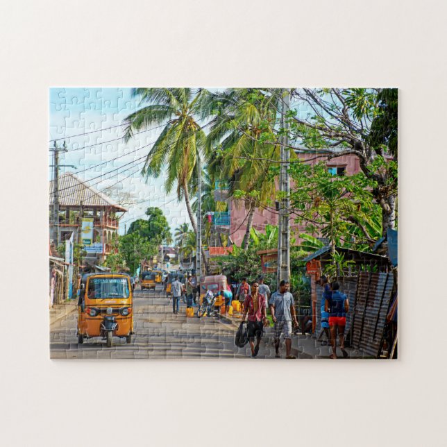 Puzzle Aldea De Madagascar (Horizontal)