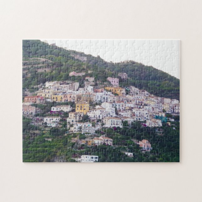 Puzzle Aldea italiana en el Hill Challenging (Horizontal)