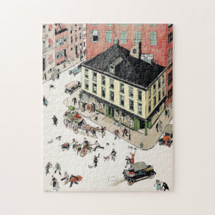 Puzzle Aldea Occidental de la Plaza Sheridan, Bazar de Ju