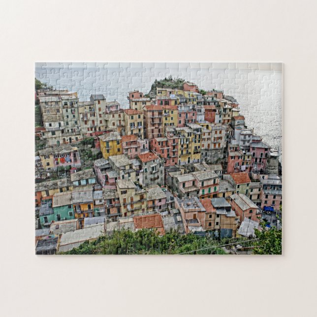 Puzzle Aldea Pesquera de Italia - Manarola - 11x14 - 252  (Horizontal)