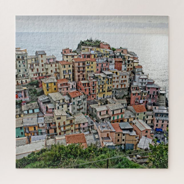 Puzzle Aldea pesquera italiana - Manarola - 20x20 - 676 p (Vertical)