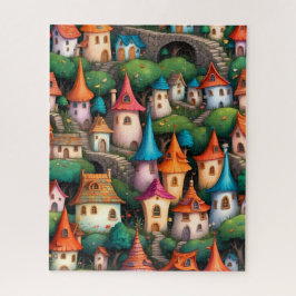 Puzzle Aldeas de Casas de Cuentos de Hadas Caprichosas