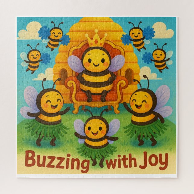 Puzzle Alegre con alegría - Celebración del reino de las  (Vertical)