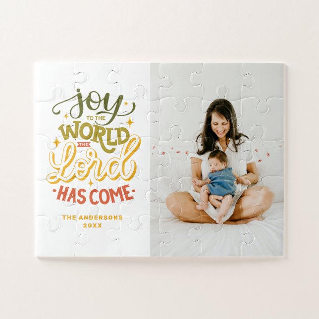 Puzzle Alegría al mundo que el Señor ha venido. Navidades (Horizontal)