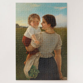 Puzzle Alegría de la madre (madre amorosa y hija)