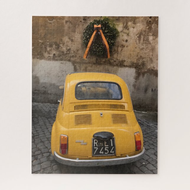 Puzzle Alegría de vacaciones de invierno verde verde amar (Vertical)