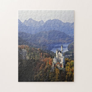 Puzzle Alemania, Baviera, castillo de Neuschwanstein.