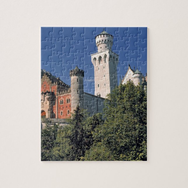 Puzzle Alemania, Baviera, Castillo Neuschwanstein. (Vertical)
