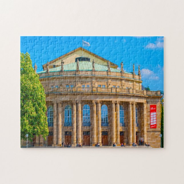 Puzzle Alemania Stuttgart. (Horizontal)
