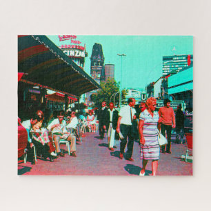 Puzzle Alemania Vintage Berlín avenida kurfürstendamm
