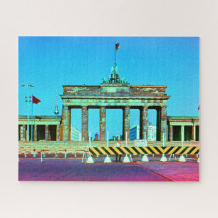 Puzzle Alemania Vintage Puerta de Brandeburgo Berlín