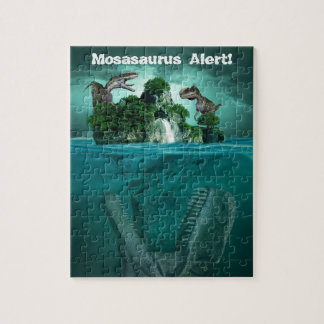 Puzzle ¡Alerta Mosasaurus! Dinosaurio