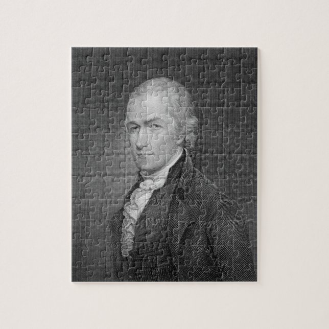 Puzzle Alexander Hamilton (1757-1804) grabado por Juan (Vertical)