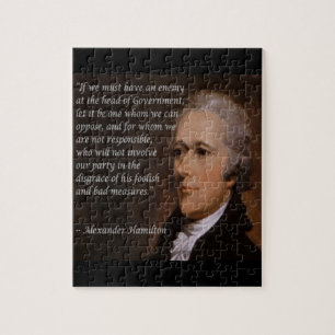 Puzzle Alexander Hamilton "Líder Enemigo" Regalo