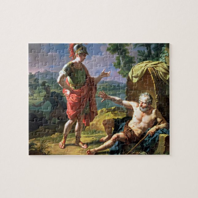 Puzzle Alexander y Diógenes, 1818 (aceite en lona) (Horizontal)