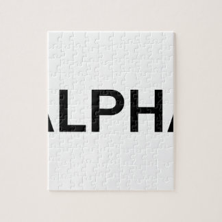 Puzzle Alfa (NEGRO)