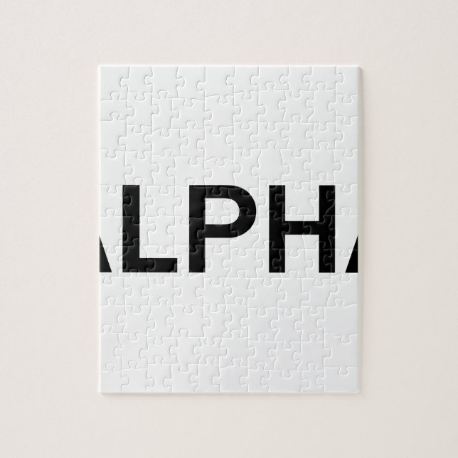 Puzzle Alfa (NEGRO) (Vertical)