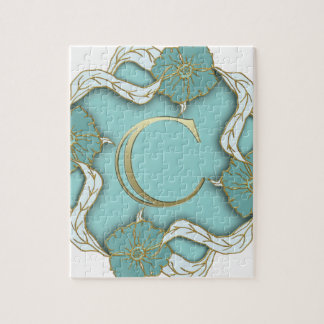 Puzzle alfabeto c monograma