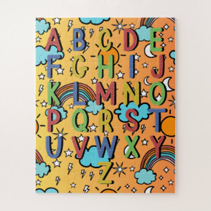 Puzzle Alfabeto colorido de juego divertido para niños