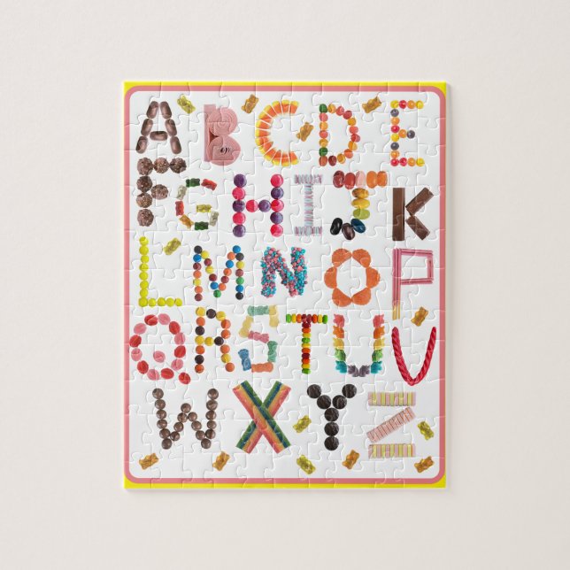 Puzzle Alfabeto divertido (Vertical)