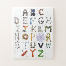 Puzzle Alfabeto fonético Todos los Días Objeto Rompecabez