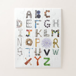 Puzzle Alfabeto fonético Todos los Días Objeto Rompecabez