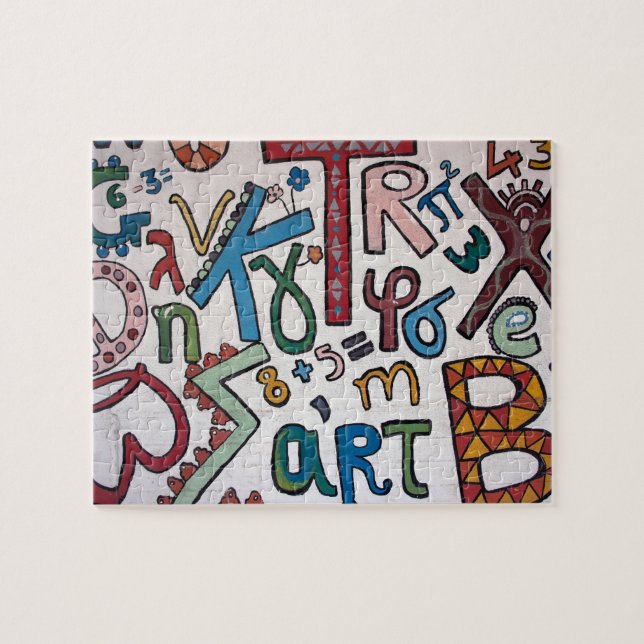 Puzzle Alfabetos de colores (Horizontal)