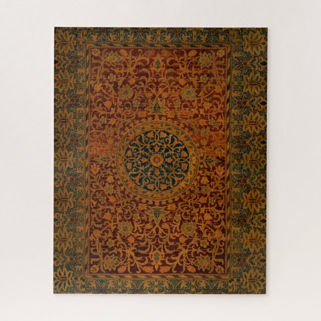 Puzzle Alfombra tapiz de William Morris (Vertical)