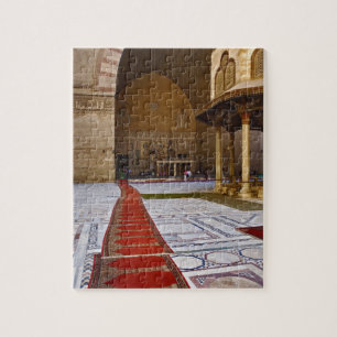 Puzzle Alfombras de oración que conducen a la mezquita is
