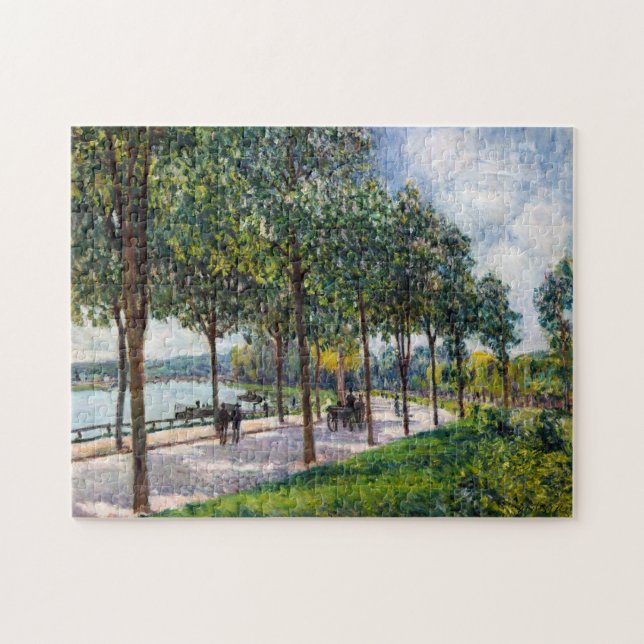 Puzzle Alfred Sisley - Allee de los castaños (Horizontal)