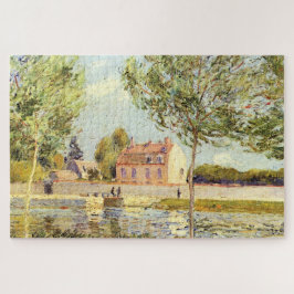 Puzzle Alfred Sisley Casas a orillas del Loing