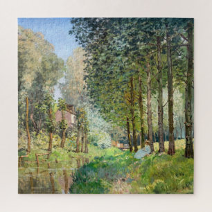 Puzzle Alfred Sisley - Descanso a lo largo del arroyo