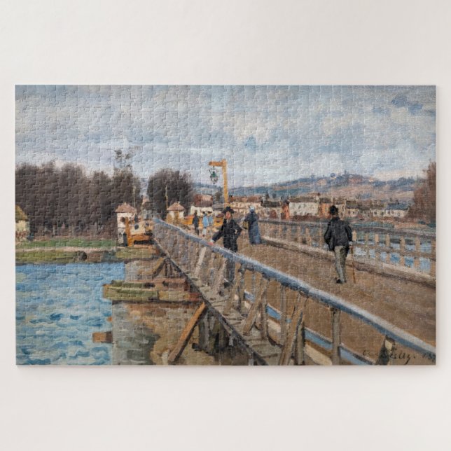 Puzzle Alfred Sisley - Pasarela de Argenteuil (Horizontal)