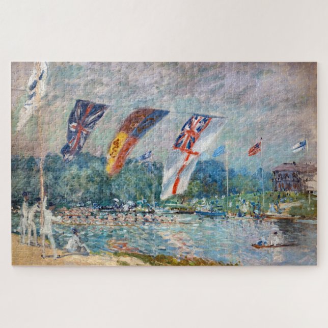 Puzzle Alfred Sisley - Regata en Molesey (Horizontal)