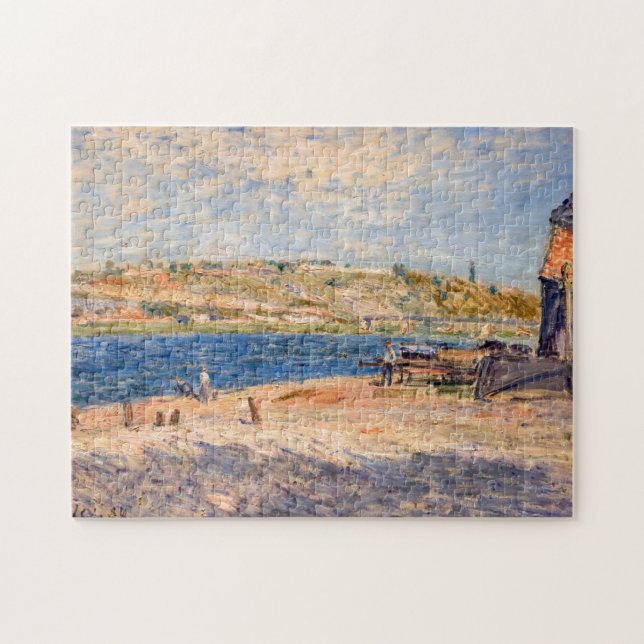 Puzzle Alfred Sisley - Riberas de Saint-Mammes (Horizontal)