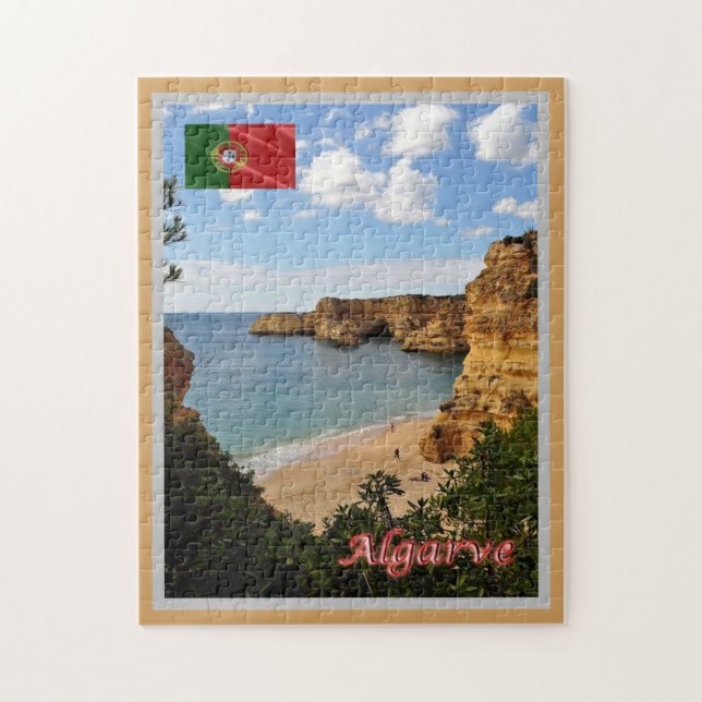 Puzzle Algarve - Marinha beach - Portugal - (Vertical)