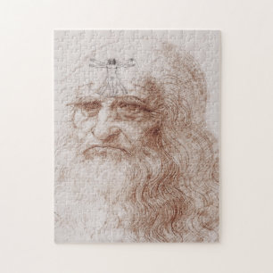 Puzzle Algo en mi mente, el retrato de Leonardo da Vinci