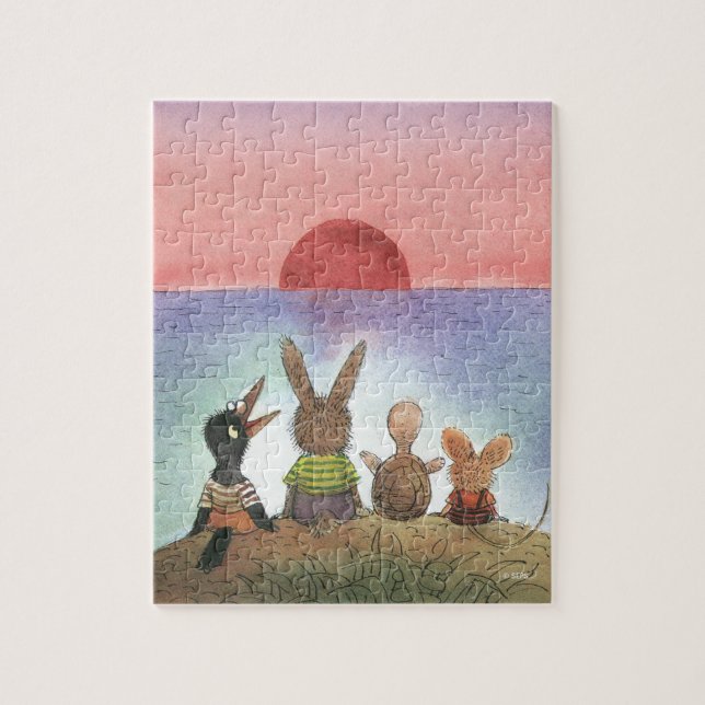 Puzzle Algo rojo (Vertical)