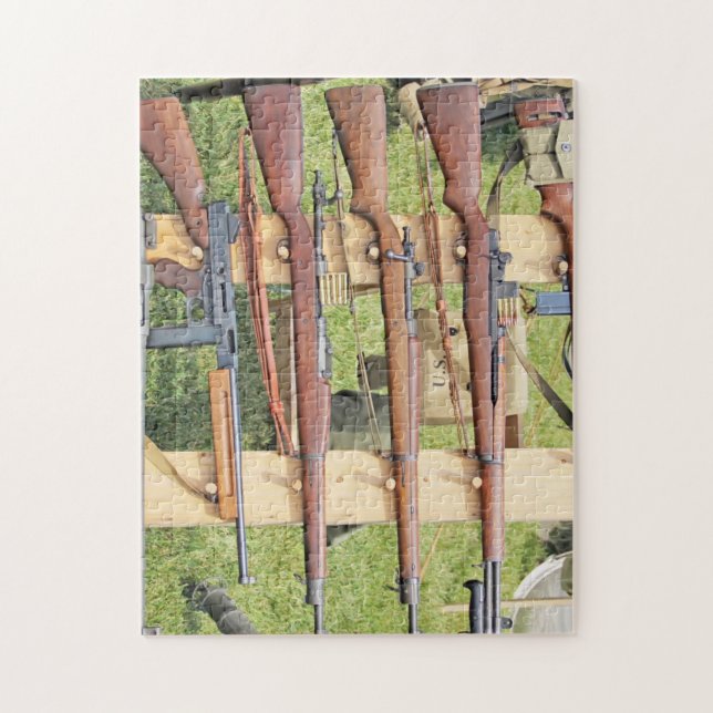 Puzzle Algunas armas pequeñas de la Segunda Guerra Mundia (Vertical)