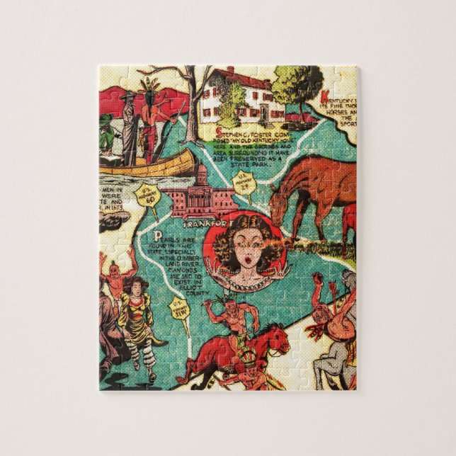 Puzzle Algunos hechos sobre Kentucky (Vertical)