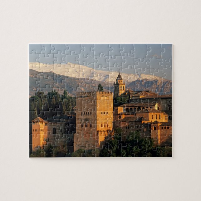 Puzzle Alhambra; Granada; Andalucía, España, Sierra Leona (Horizontal)
