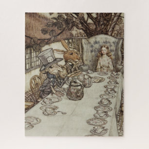 Puzzle Alice Birthday Uncumpleaños Rabbit Hatter Fiesta