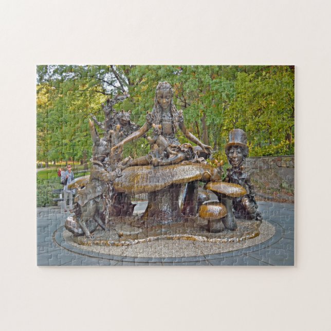 Puzzle Alice en Wonderland Central Park. (Horizontal)