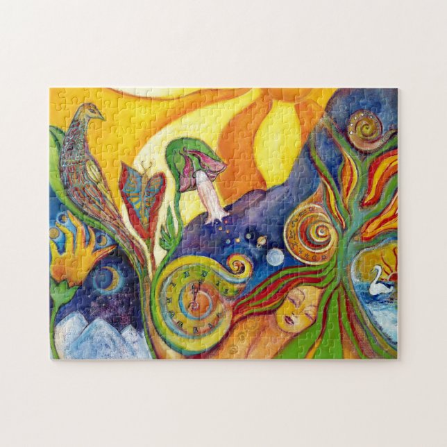 Puzzle Alice In Wonderland Fantasy Fairy Sunshine Dream (Horizontal)