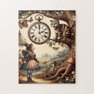 Puzzle Alice y el Gato de Cheshire: Fantasía Caprichosa d