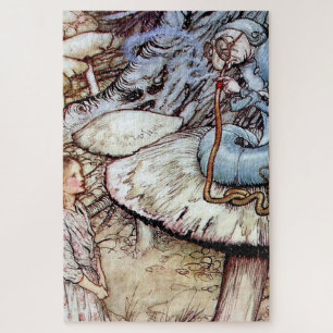 Puzzle “Alice y la oruga” de Arthur Rackham