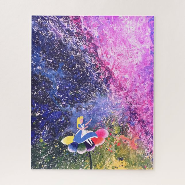 Puzzle Alicia Creando Su Propio País De Las Maravillas -R (Vertical)